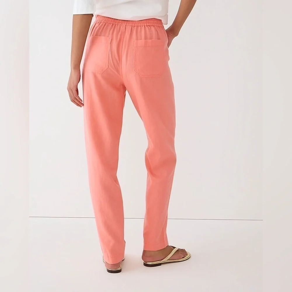 J Crew New seaside pant in linen blend Item BF488